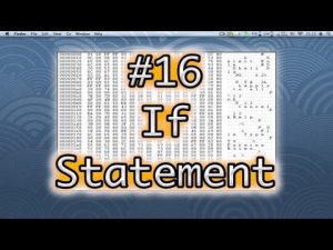 Read more about the article Programming Basics #16 If Statement